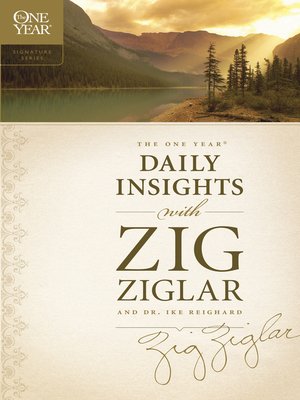 cover image of The One Year Daily Insights with Zig Ziglar